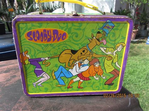 metal scooby doo lunch box|scooby doo lunch box 1970s.